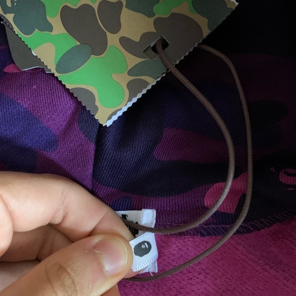 Bape / A Bathing Ape Tiger Purple Zip-Up Hoodie - Picture 4 of 8
